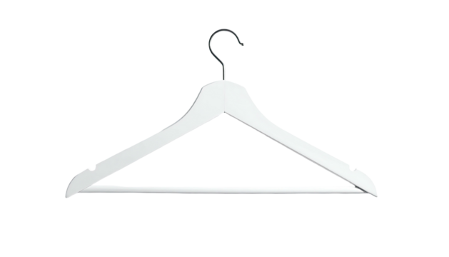 White wooden coat hanger (2)