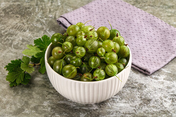 Ripe sweeet and juicy gooseberry