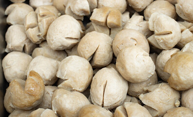 Bakso is a meatball-shaped dish commonly found in Indonesia.