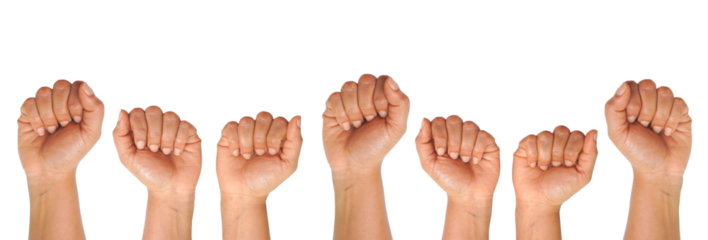 Hands of Raised on Transparent background. PNG Format. background removed.