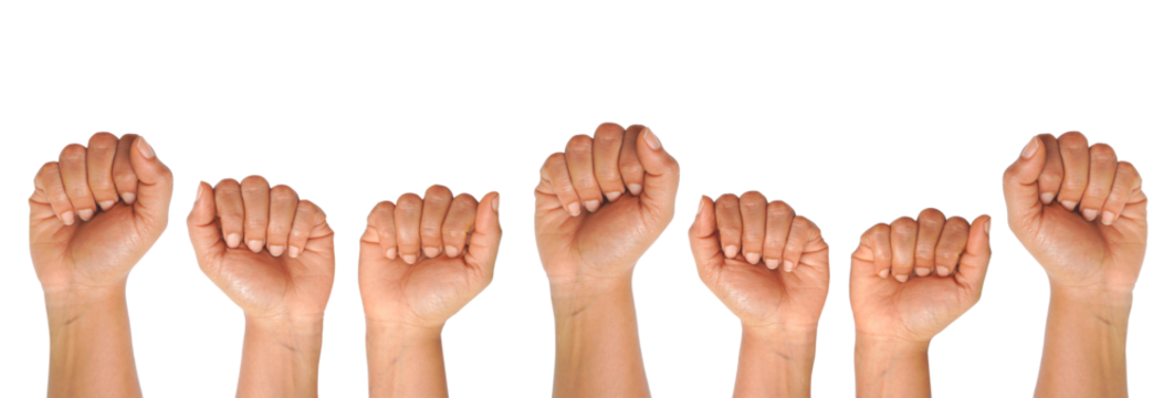 Hands of Raised on Transparent background. PNG Format. background removed. - Powered by Adobe