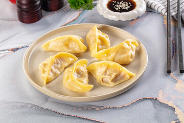Japanese cuisine stuffed dumplings Gyoza