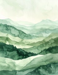 mountain landscape with mountains