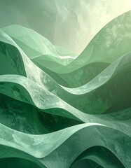 Dusty green abstract background