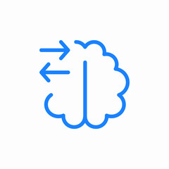 communication ideas exchange icon sign vector