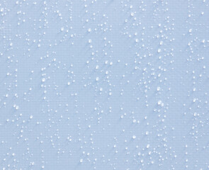 A close up of a wet surface with many small droplets of water