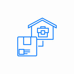 home health delivery icon sign vector