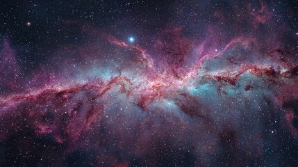 Vast Nebula Filled With Colorful Cosmic Dust