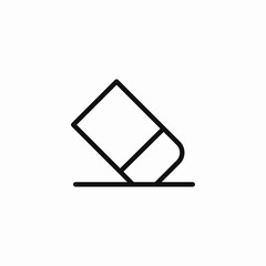 rubber eraser tool icon sign vector