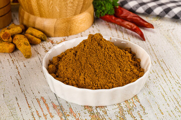 Indian cuisine - curry powder for culinary