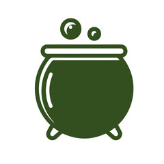 Orange Map Pin Icon Illustrative Design for Location and Navigation with Skull