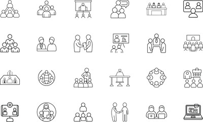 Meeting outline icon