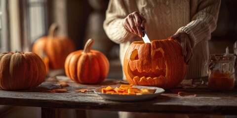 The Art of Pumpkin Carving for a Festive Halloween Celebration