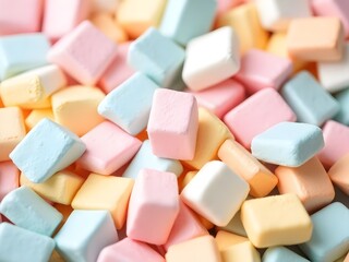 Marshmallows Candy Sweet Treats Food Photography Background