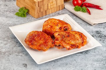 Baked marinated crispy chicken tighs