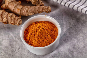 Indian tumeric cumin dry powder