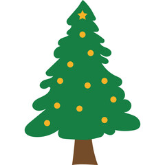 Hand drawn Winter Tree