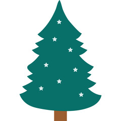 Hand drawn Winter Tree