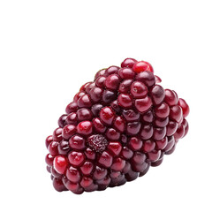 Healthy Mulberry Portion Isolated on Transparent Background