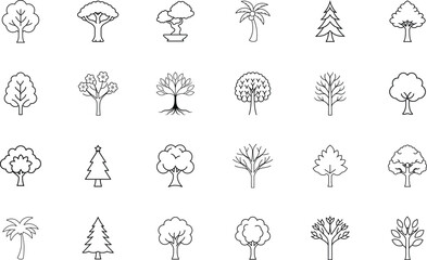 Tree outline icon