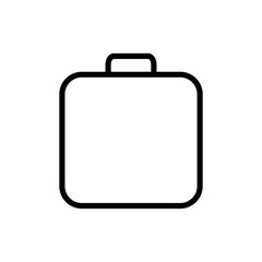 Briefcase icon symbol for apps and websites. suitcase sign and symbol. luggage symbol.