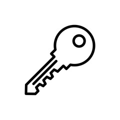 Key icon symbol for apps and websites. Key sign and symbol. keys vector