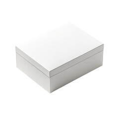 Blank White Rectangular Box Mockup
