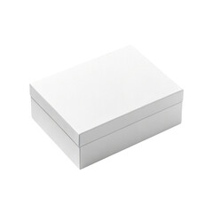Blank White Rectangular Box Mockup
