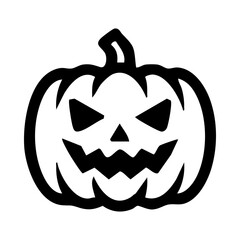 Jackolantern pumpkin silhouette