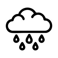 Rainy Cloud Icon