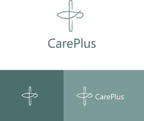 Wellness and Preventive Health Logo – Lotus‑Inspired Care Cross for Holistic Clinics, Spa‑Medical, and Rehabilitation; Modern Vector Template AI EPS SVG, Transparent PNG