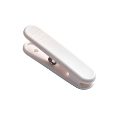 White plastic clothing peg
