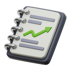 Analysis Growth 3D Illustration