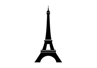 Eiffel Tower Icon A Timeless Symbol of Paris in Black and White