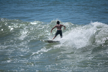 Black and White Surfing Action at Prainha Beach, Itacar&eacute;, Brazil &ndash; Ocean Texture Photography