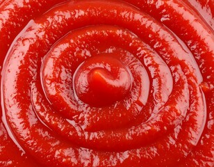 Swirled Tomato Ketchup Texture