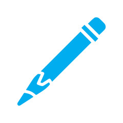 Blue Pencil Icon
