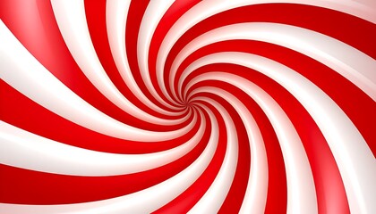 Swirling Red and White Pattern