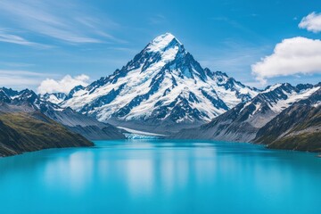 Snow Capped Mount Cook Aoraki