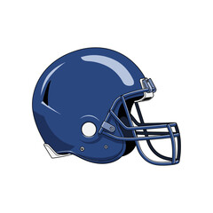 Fototapeta premium American footall helmet icon logo flat vector design