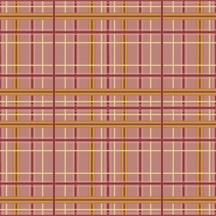 Seamless tartan pattern in pink and yellow colors