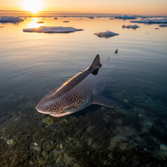 Did you know?
Greenland sharks can live up to 400 years 
That makes them the longest-living vertebrates on Earth! 
Talk about ocean wisdom! 
