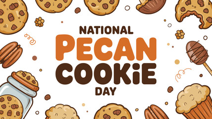 Celebrate National Pecan Cookie Day with sweet treats and festive decorations