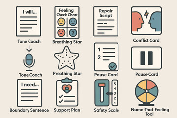 Mental health support tools for effective communication and emotional well-being