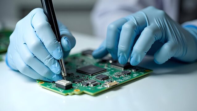 Applying Conformal Coating With Specialized Brush
