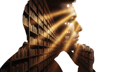 Mind of Knowledge: Double Exposure of Man, Books, and Digital Data
