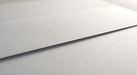 Abstract Minimalist White Surface Texture with Geometric Layered Forms
