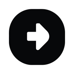 Follow Button Flat Icon Background