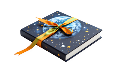 Celestial Gift Book, isolated on transparent background