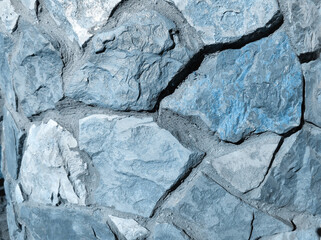 Blue Haze Trend. Blue Haze Color. Blue Haze. Blue Haze Texture. Art Design. Stone Texture. Texture of Natural Stone Tinted in Blue